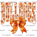 Bulldog Floral/Bow
