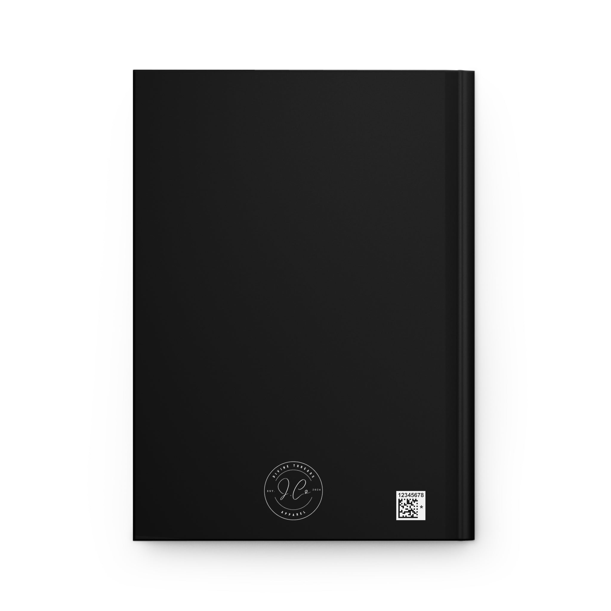 Stay Blessed Hardcover Journal — Matte Black Inspirational Notebook